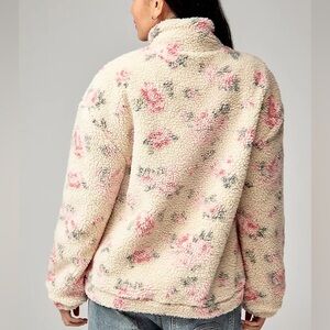 Ruby & Jewell |NWT Floral Sherpa Teddy Jacket Sz S